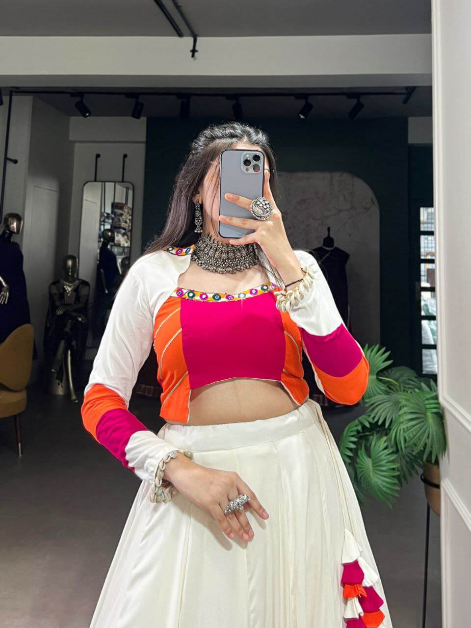 Pure Reyon Work Lehenga For Women