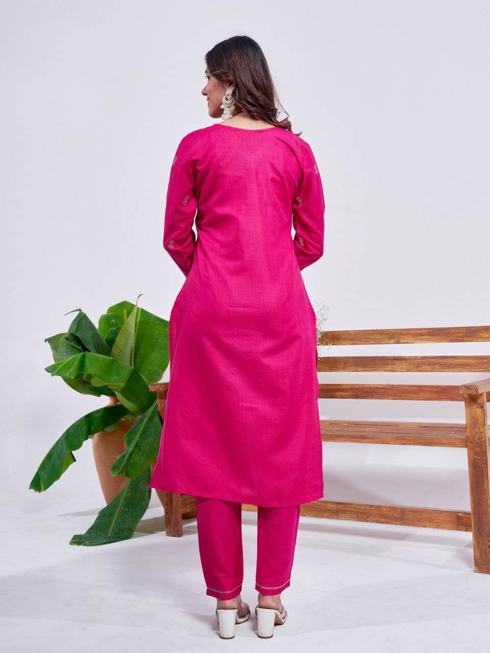 Rani pink Kurtis Set for Women