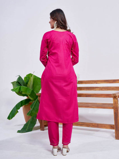 Rani pink Kurtis Set for Women
