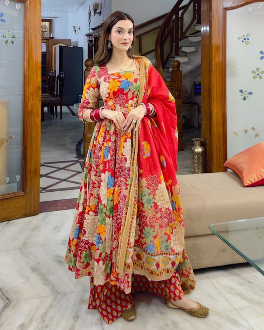 Kurti With Plazzo For Women