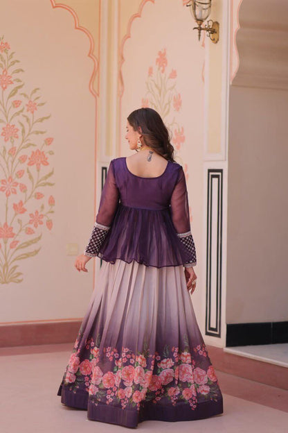 Lehenga with blouse 2 colors