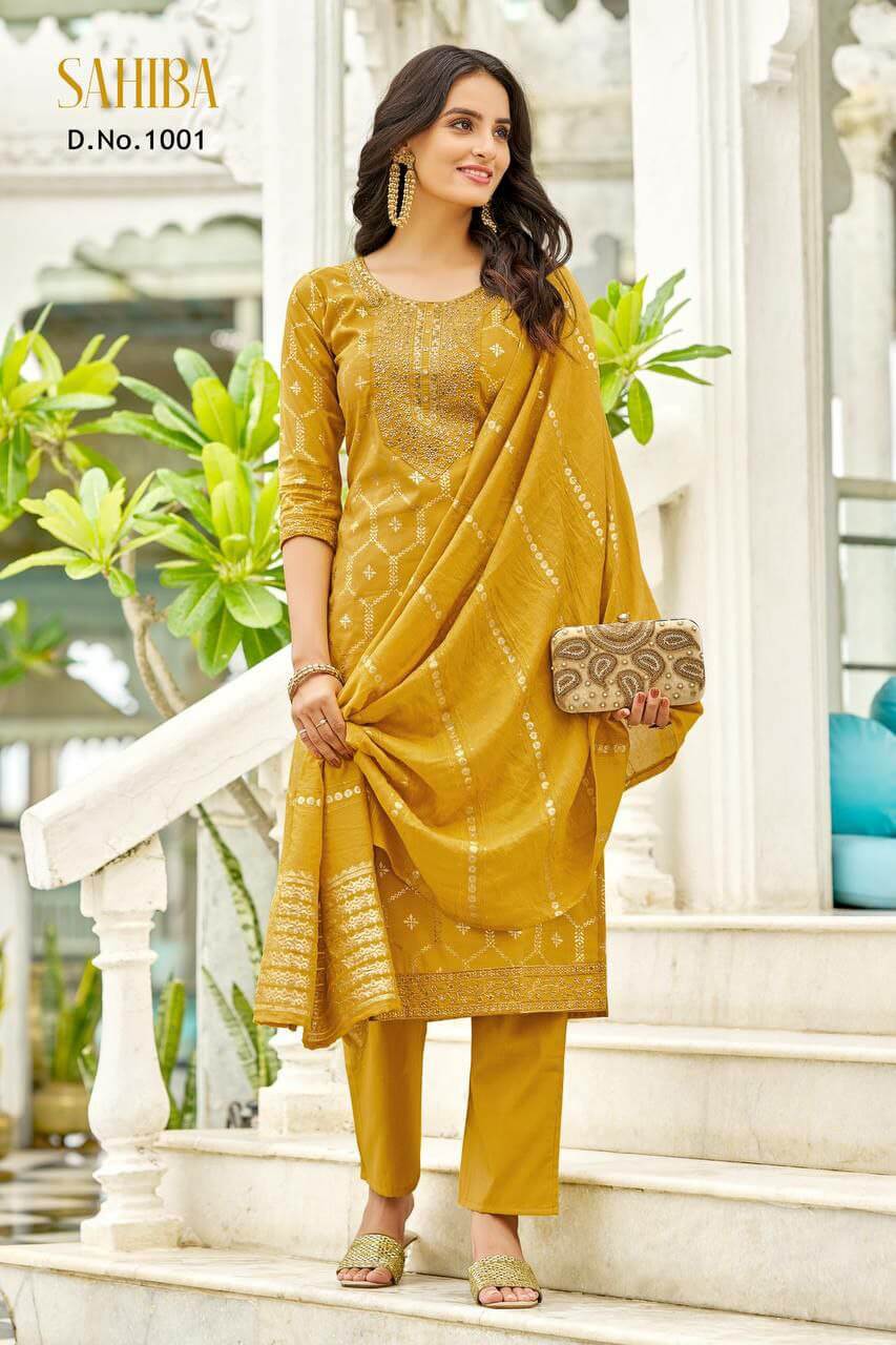 yellow kurti set for women kurti pant dupatta