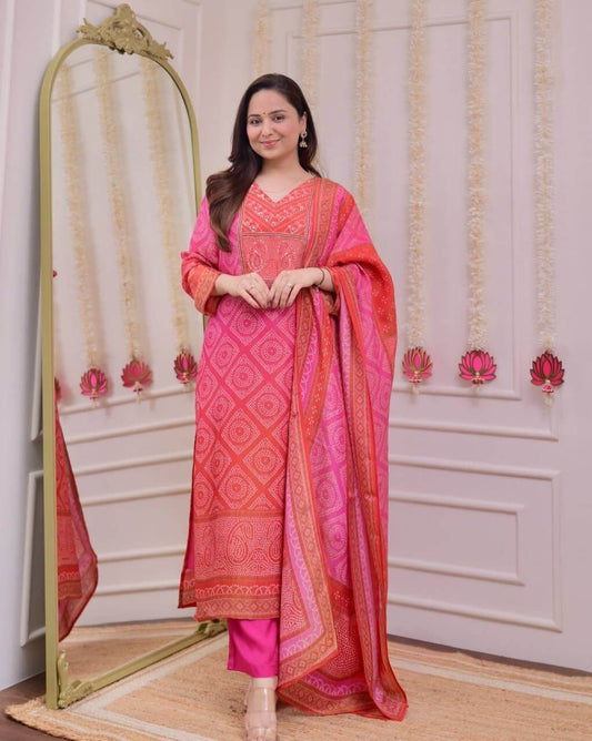 pink kurti set for women l buy now l AJINKYA SHOP