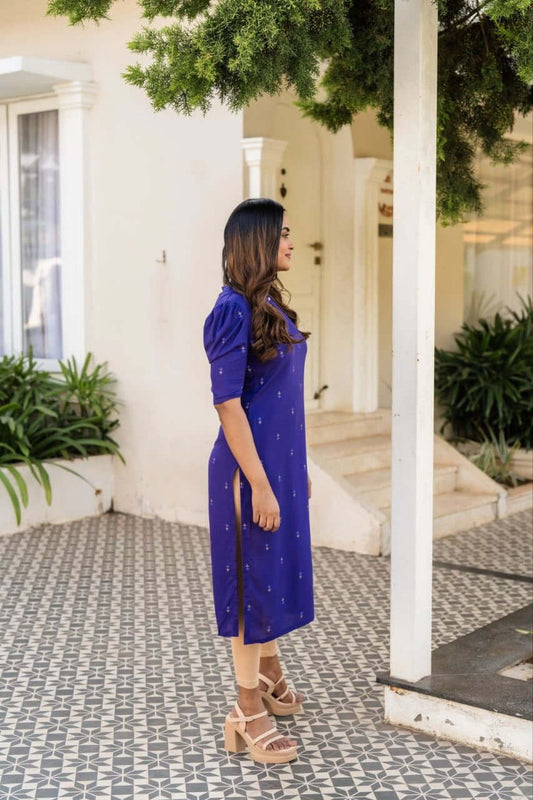 Blue Kurti Top for women