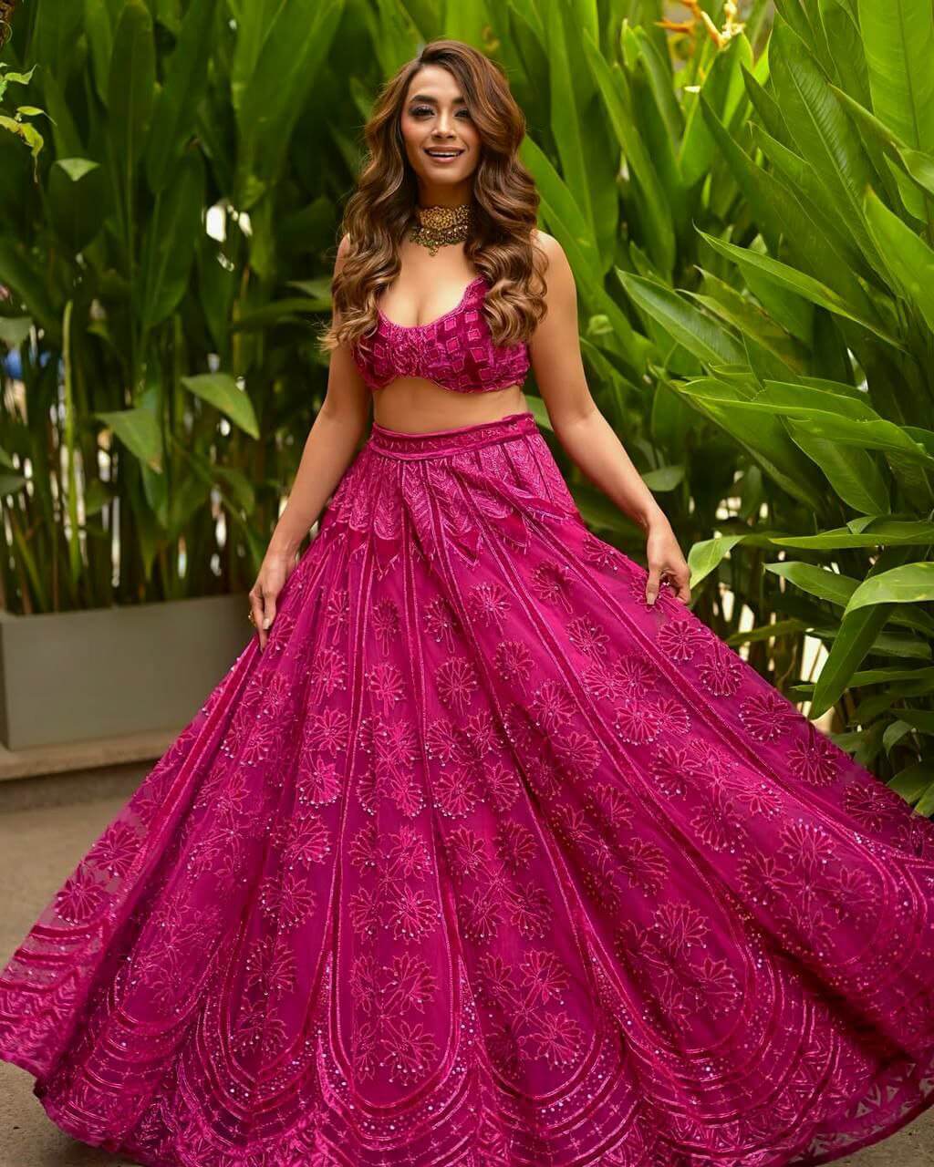 pink lehenga for wome cute lehenga for women