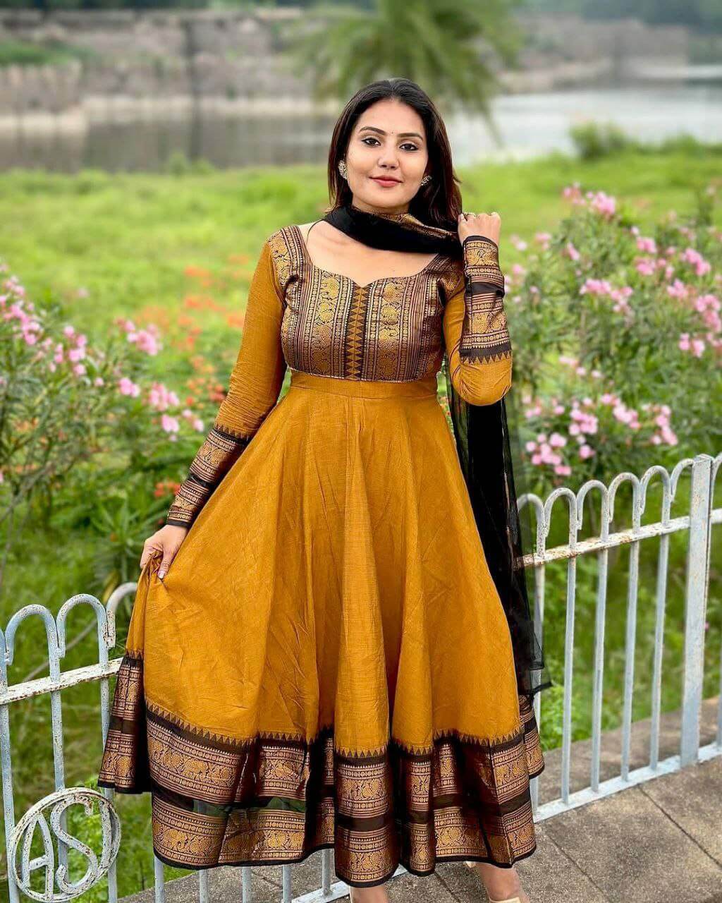 Vichitra Silk kurti set and Dupptta for women