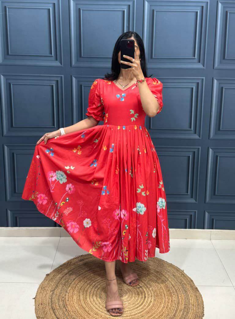 muslin cotton gown for women 3 colors
