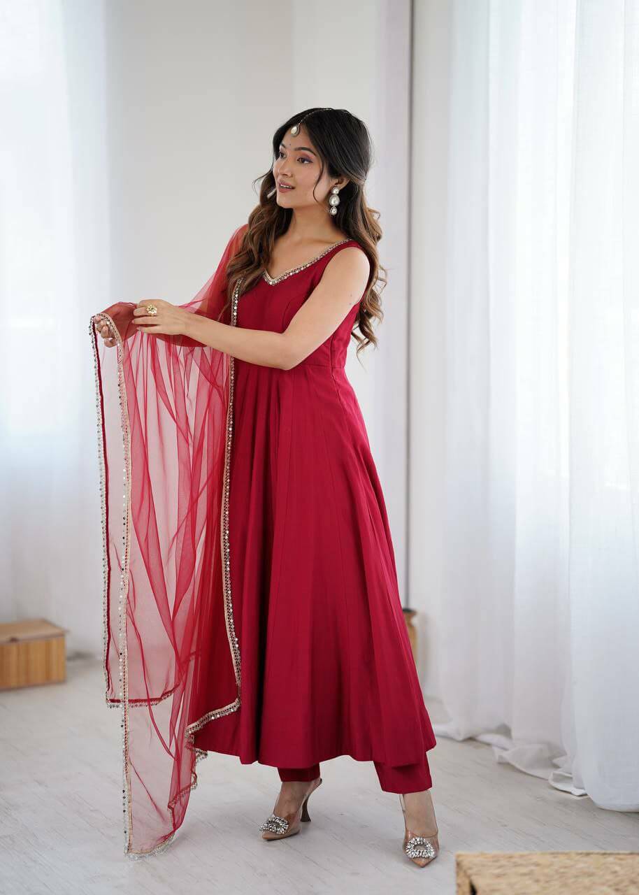 Anarkali Gown Set For women Multicolor colors