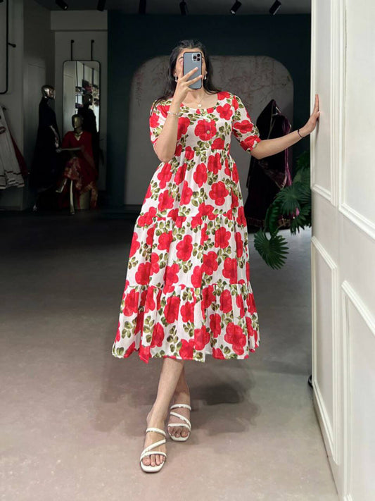 Frock gown for women 4 colors