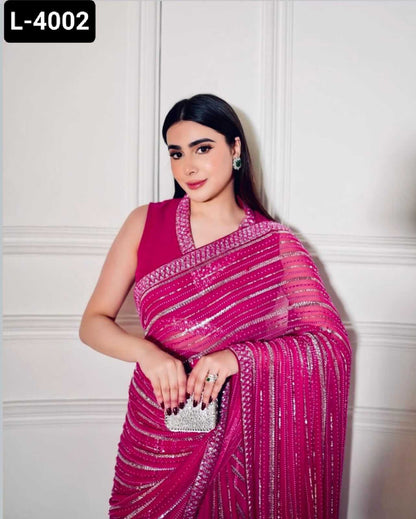 pink saree for women l 50% OFF l Ajinkya Shop