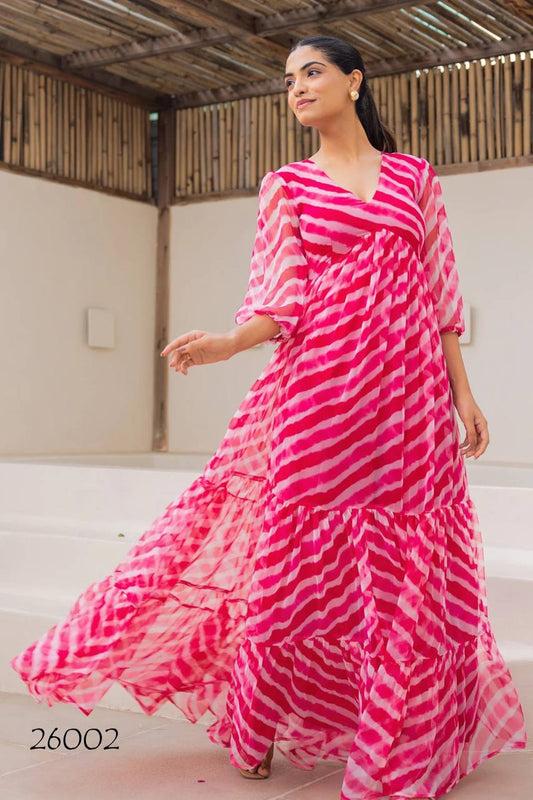 Women Floral Print Empire Dress