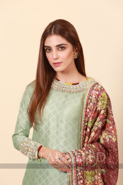 Kurti Set Havy Sateen With Digital Print