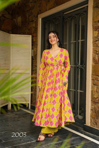 Kurti with Bottom 4 colors