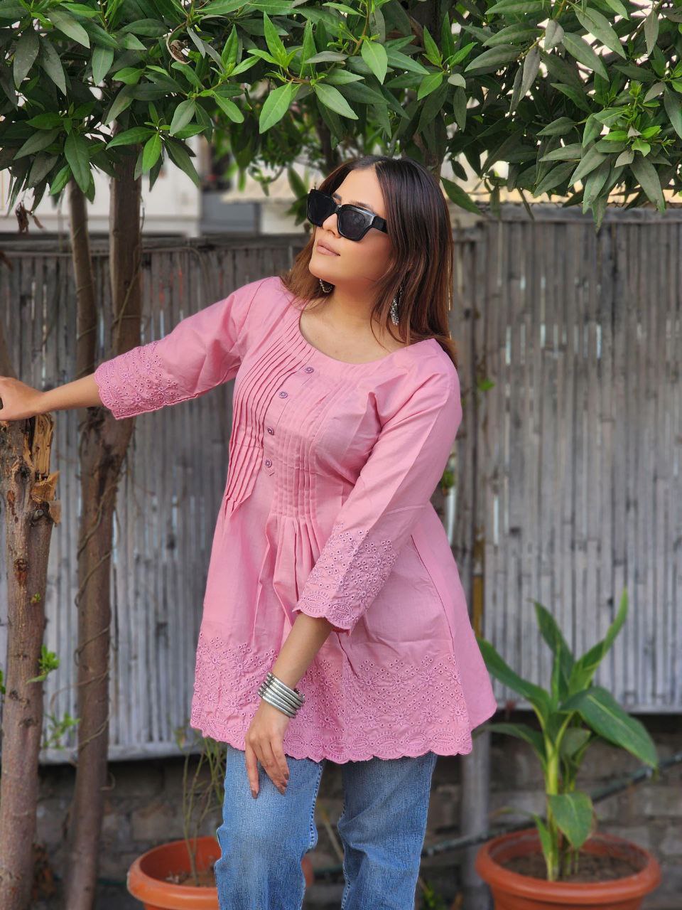 Top Slim Fit Short Kurti 5 Different Colors