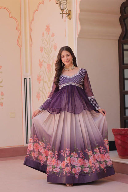 Lehenga with blouse 2 colors