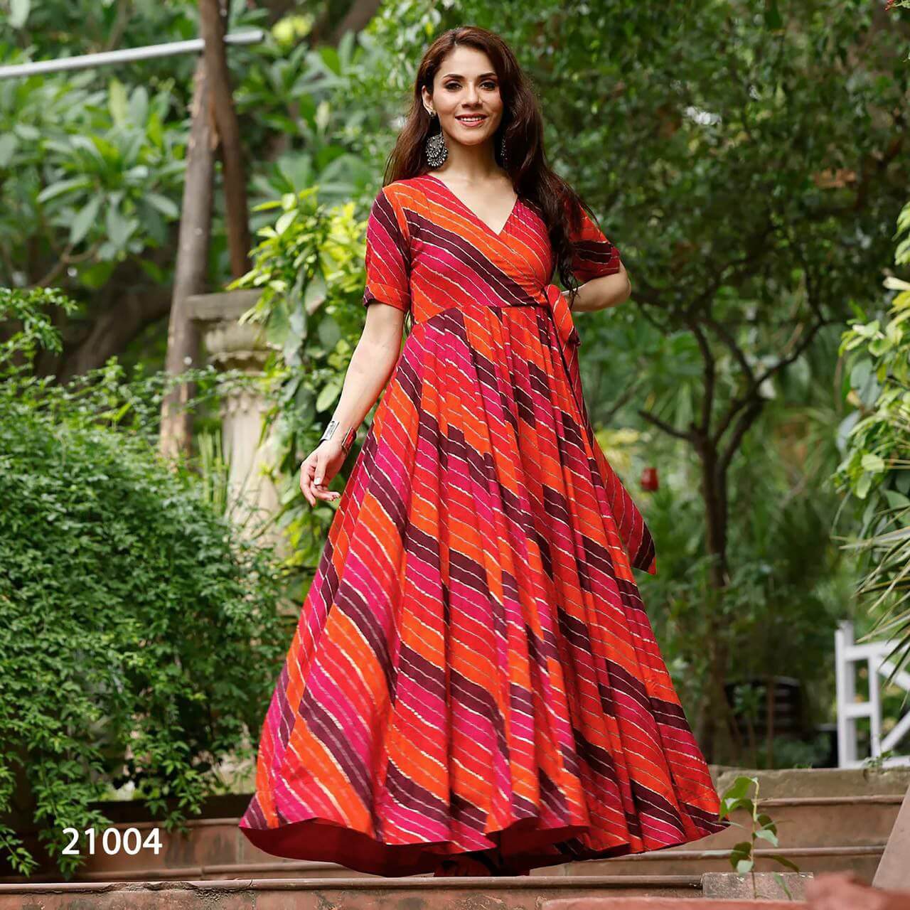 gown with dupatta for women tranding gown set