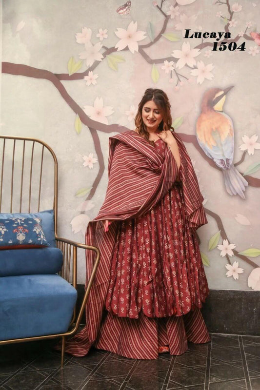 CHOCOLATE KURTI SET FOR WOMEN | 50%OFF | AJINKYA SHOP 