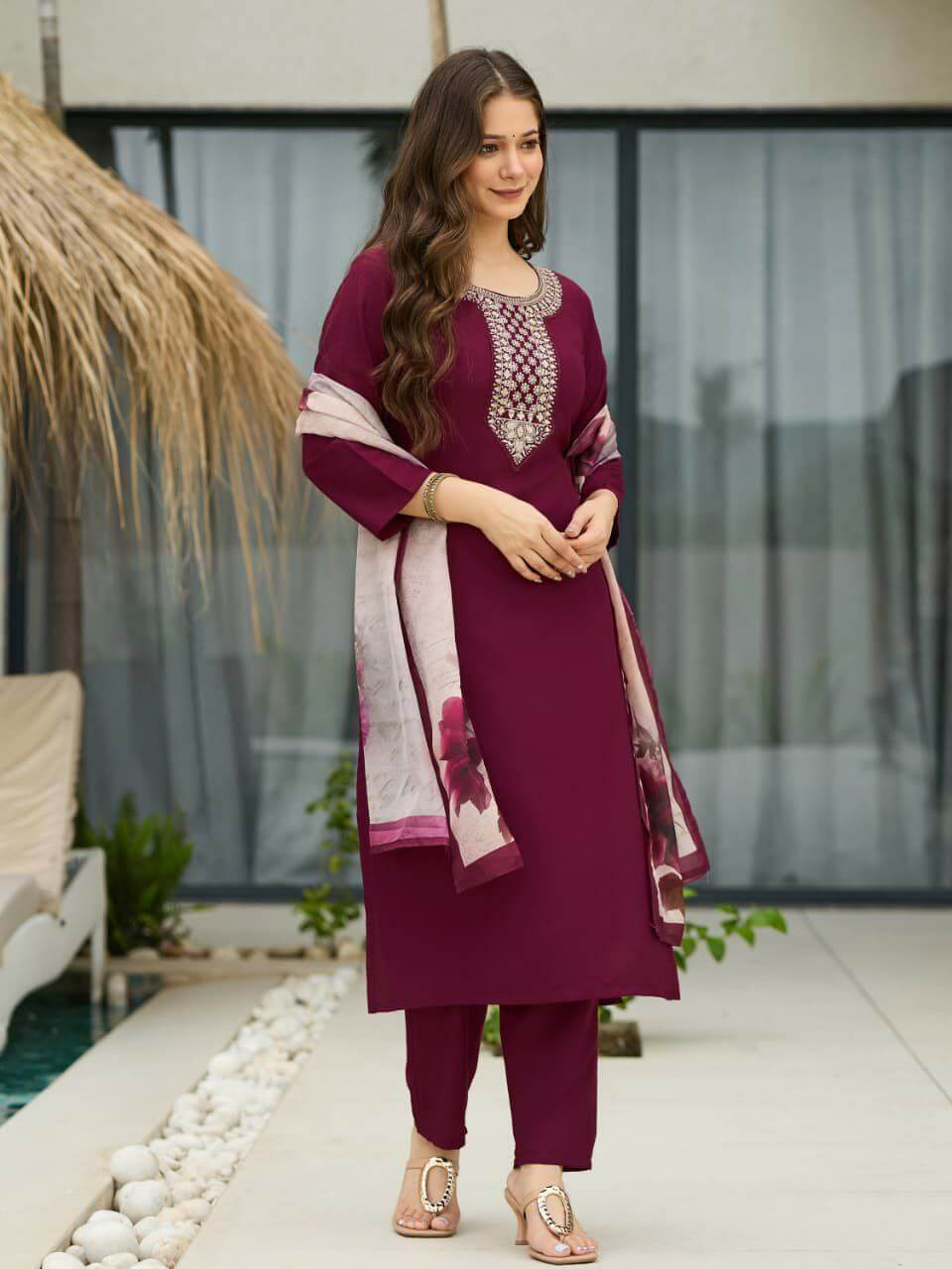 Viscose Reyon Kurti Set for Women