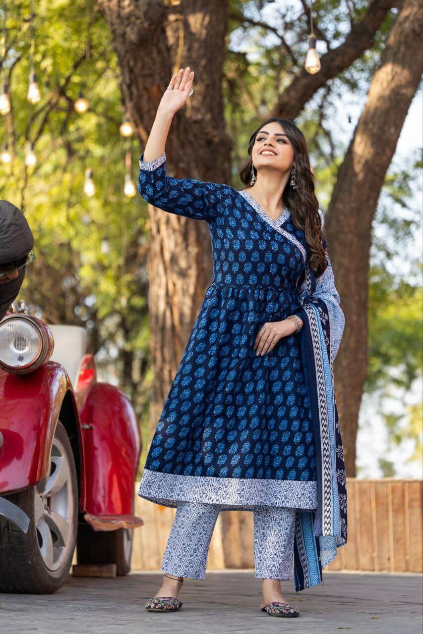 Blue Kurti set for women