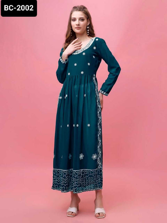 Kurti long top for women 3 colors