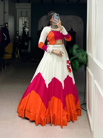 Pure Reyon Work Lehenga For Women