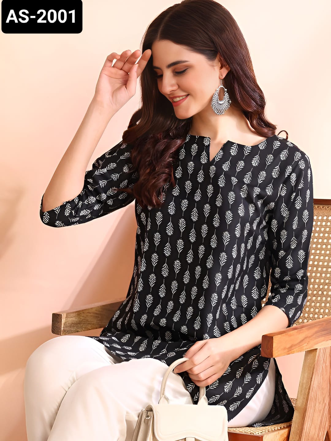 Hevy reyonwith Digital Print Kurti Top 8 designs