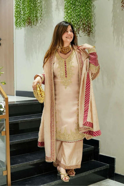 Chinon Silk Dress Suit for women
