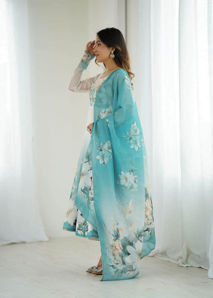 Pure Soft Silk Anarkali Suit For Women