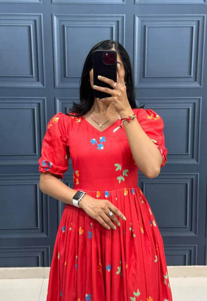 muslin cotton gown for women 3 colors
