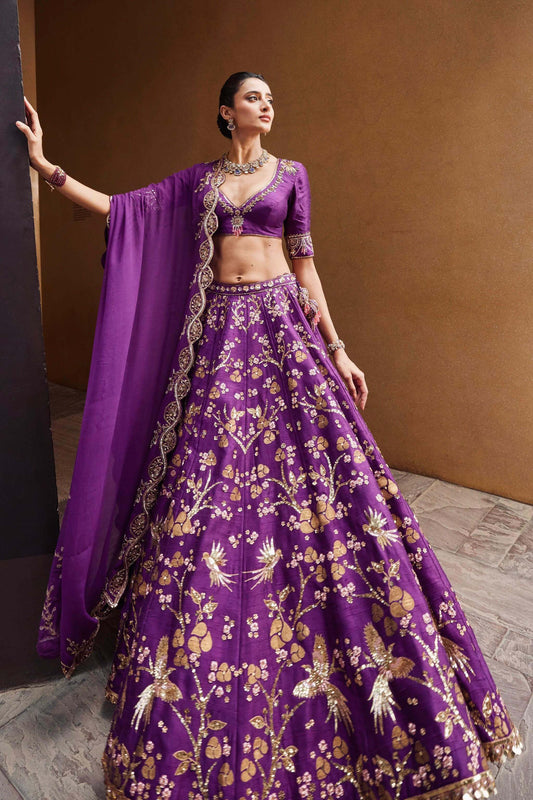 voilet lehenga for women l 50% OFF l Free delivey l Ajinkya Shop